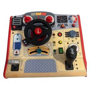 TOP BRIGHT Busy Board Toddler Montessori Fire Fighter Activity Sensory Toy